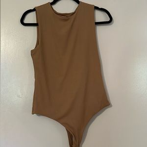 Nuuds Ribbed Crew Tank Bodysuit